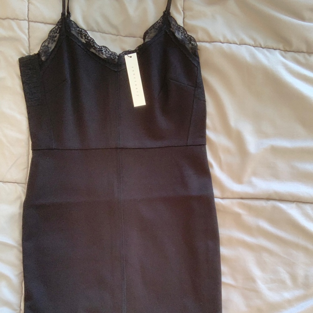 NWT Sanctuary Black Lace Dress - Picture 4 of 4